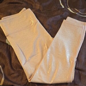 ZYIA Active Light Pink Leopard Leggings